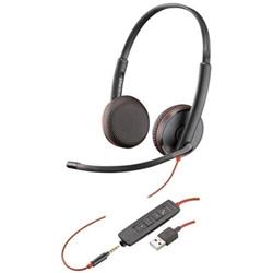 AURICULARES POLY BLACKWIRE C3225 USB-A