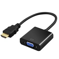 ADAPTADOR HDMI A VGA CON FUENTE EXTERNA