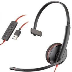 AURICULARES POLY BLACKWIRE C3210 USB-A