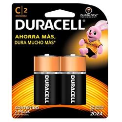 PILA DURACELL TIPO C POR 2 UNIDADES