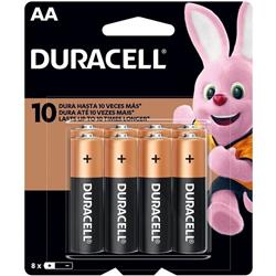 PILA DURACELL AA POR 8 UNIDADES