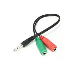 CABLE SPLITTER MINI PLUG DE AUDIO 1 MACHO A 2 HEMBRAS