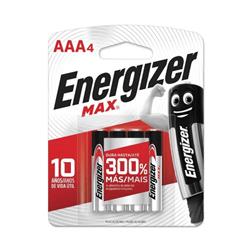 PILA ALCALINA ENERGIZER AAA X4