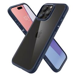 FUNDA ULTRA HYBRID SPIGEN PARA IPHONE 15 PRO NAVY BLUE