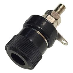 CONECTOR BORNERA POST BANANA HEMBRA JACK 10A NEGRO