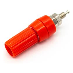 CONECTOR BORNERA POST BANANA HEMBRA JACK 10A ROJO