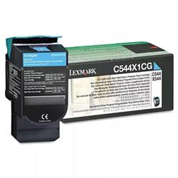 TONER LEXMARK C544X1CG CYAN PARA IMPRESORA C544