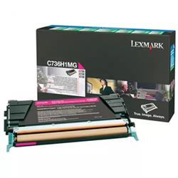 TONER LEXMARK C736H1MG MAGENTA PARA IMPRESORAS C734, C736, X734, X736, X738, X738DE