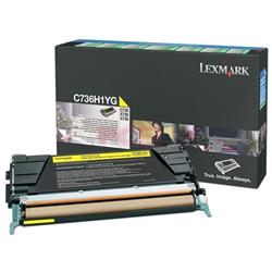 INSUMO LEXMARK TONER AMARILLO C/X736