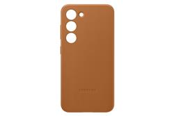 LEATHER COVER SAMSUNG - S23 - CAMEL