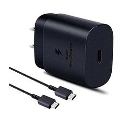 ADAPTADOR SAMSUNG - (15W) - TYPE-C - CON CABLE - NEGRO