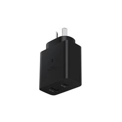 ADAPTADOR DUO SAMSUNG - (35W) - TYPE-C & USB A - SIN CABLE - NEGRO