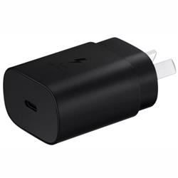 ADAPTADOR SAMSUNG - (25W) - TYPE-C - SIN CABLE - NEGRO