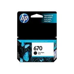 CARTUCHO HP # 670 NEGRO - DESKJET INK ADVANTAGE 3525/4615/4625/5525