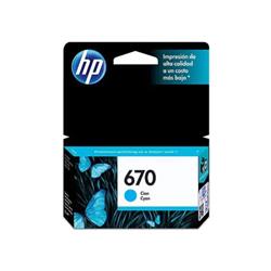 CARTUCHO HP # 670 CYAN - DESKJET INK ADVANTAGE 3525/4615/4625/5525