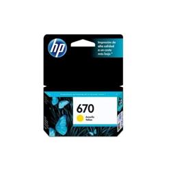 CARTUCHO HP # 670 AMARILLO - DESKJET INK ADVANTAGE 3525/4615/4625/5525