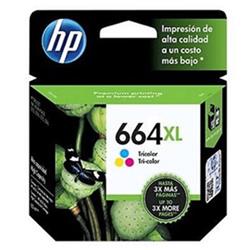 CARTUCHO HP, MODELO F6V30AL, 664XL. TRICOLOR: MAGENTA, CYAN Y AMARILLO PARA IMPRESORAS DESKJET