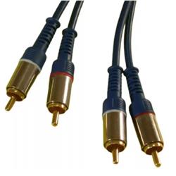 CABLE 2RCA X 2RCA PURESONIC HQ BLINDADO 10 MTS