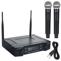 MICROFONO INALÁMBIRO PROFESIONAL UHF GADNIC U-1 SET X 2