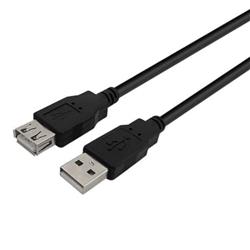 CABLE PROLONGADOR NISUTA USB HEMBRA A USB MACHO 2.0 3M