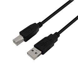 CABLE NISUTA PARA IMPRESORA USB 2.0 A - USB B 1,8 M PVC NEGRO