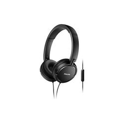 AURICULARES VINCHA PHILIPS CON MICROFONO JACK 3.5MM NEGRO