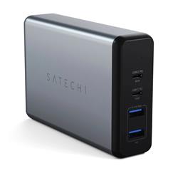 ADAPTADOR CARGADOR DE VIAJE SATECHI USB-C 108W GRIS