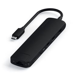 ADAPTADOR MULTIPUERTO SATECHI USB-C NEGRO