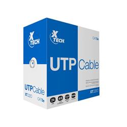 CABLE UTP X-TECH CAT 5E XTC220 COBRE Y ALUMINIO POR METRO GRIS 1 M